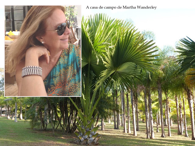 A casa de campo de Martha Wanderley