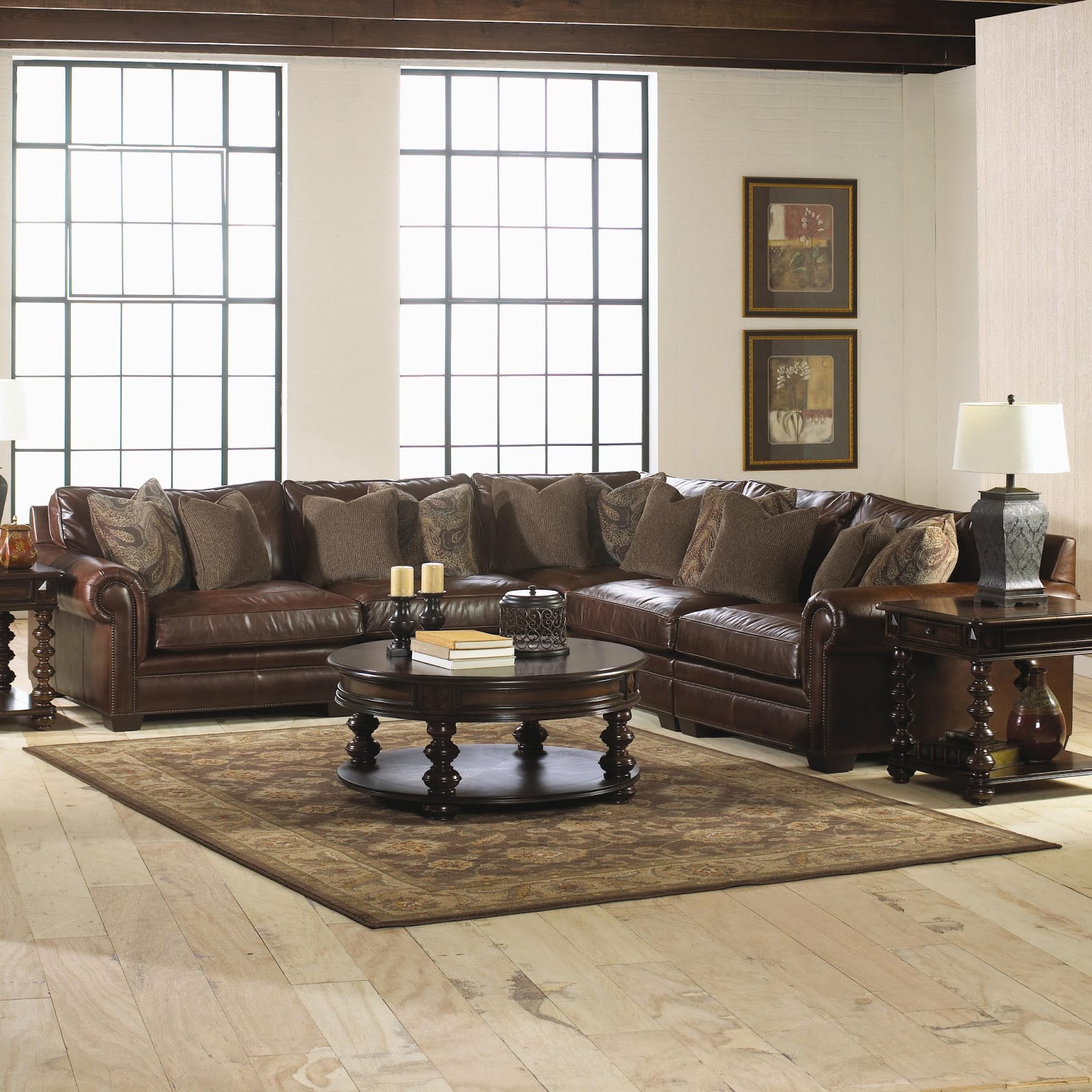 Leather Sectional Sofa 