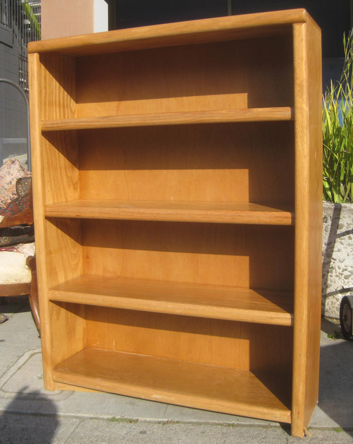UHURU FURNITURE & COLLECTIBLES SOLD Oak Veneer Shelf 70