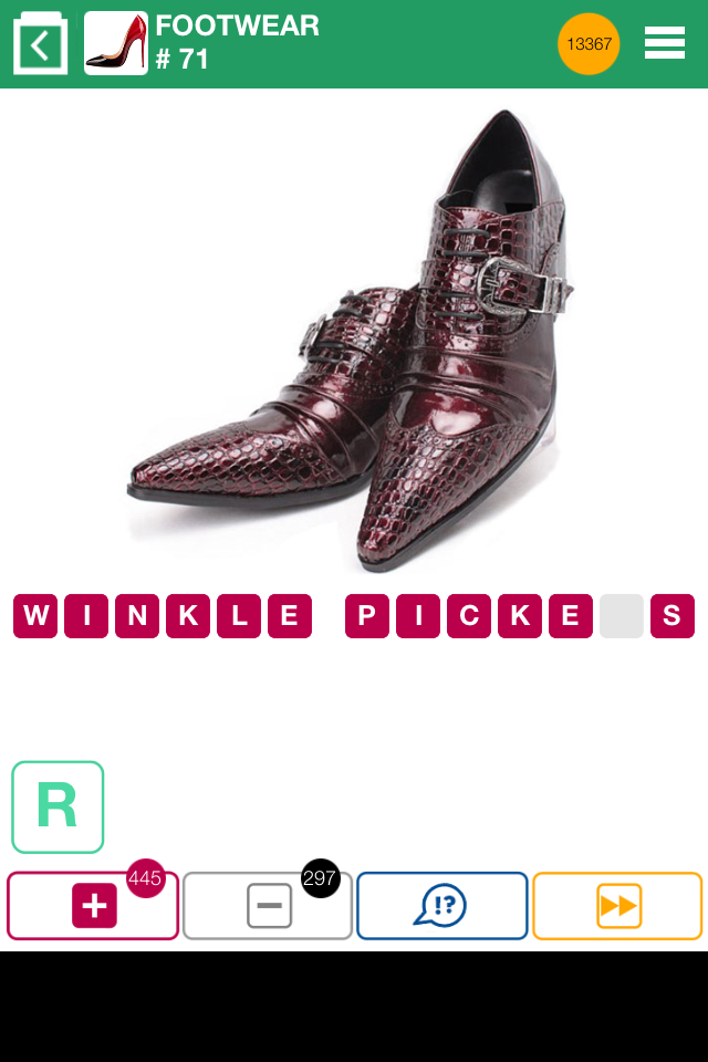 App and Answers 100 Pics 1 Picture Quiz Footwear Level 7180 Answers