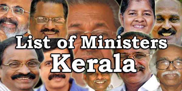 Kerala PSC - Chief Minister and Council of Ministers in Kerala