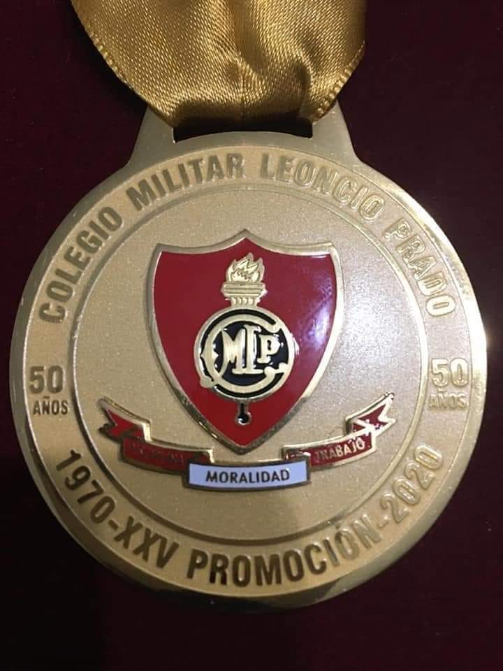 Medalla Colegio Militar Leoncio Prado