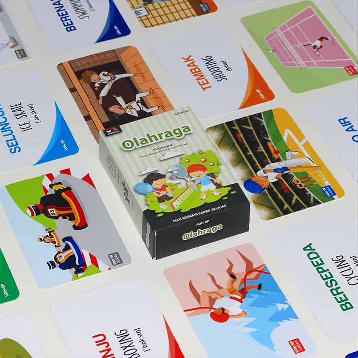 Flashcard Olah Raga SEBUTIK EDUTOYS