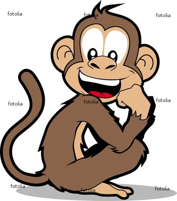 Funny Monkey Cartoon Picture