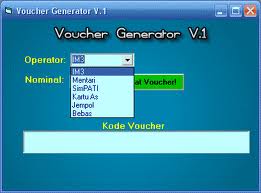 Just Little Software: Isi Pulsa Gratis Dgn Voucher Pulsa Generator