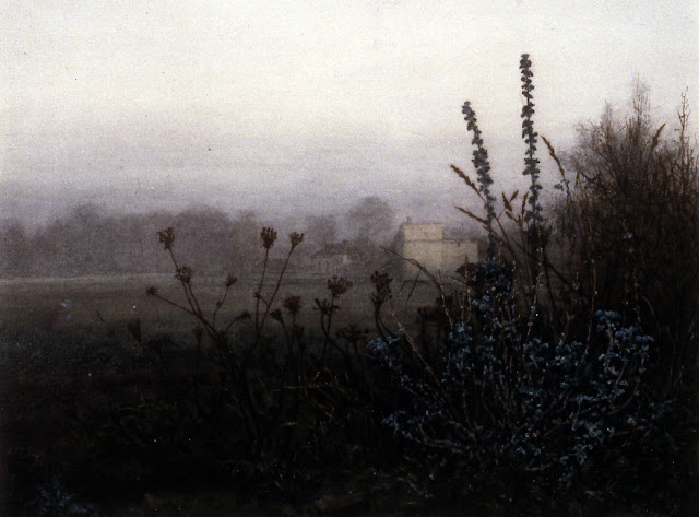 Léon Bonvin  French 1865, Country Scene as seen on linen & lavender (l&l)