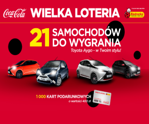 Wielka loteria Biedronki - do wygrania 21 samochodów Konkurs