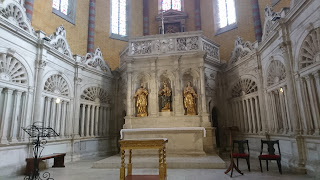 L'église abbatiale de Saint Pierre de Moissac le choeur