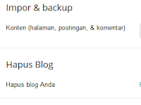 Cara Menghapus Blog Cara Menghapus Blog
