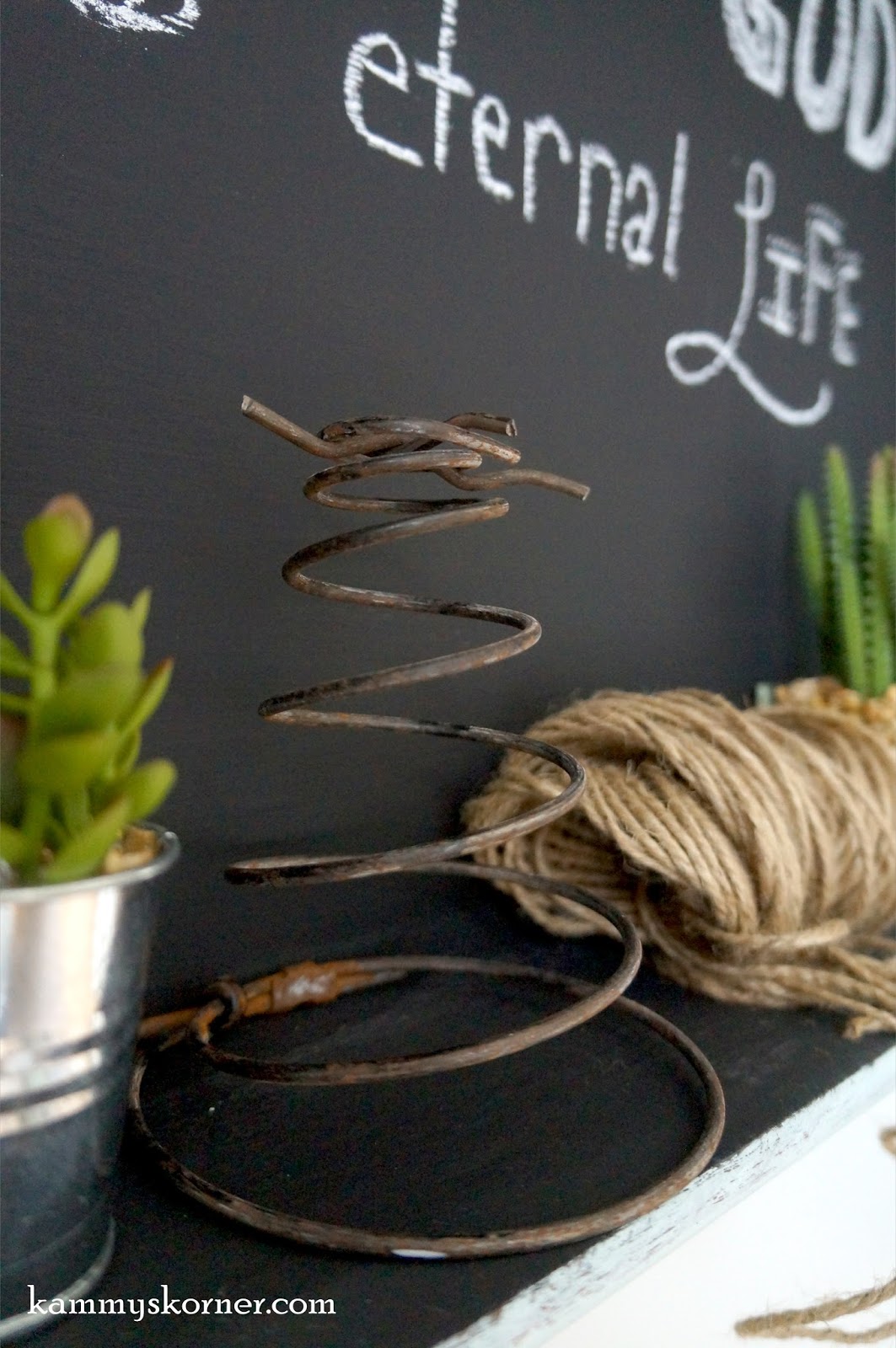 Kammy's Korner Dresser Drawer Chalkboard Shelf