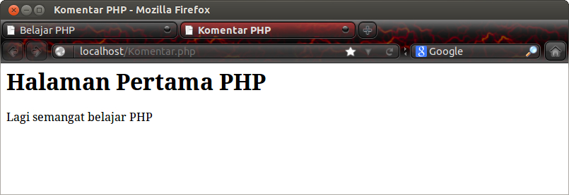 Dhadiansyah Blog: Struktur Penulisan PHP