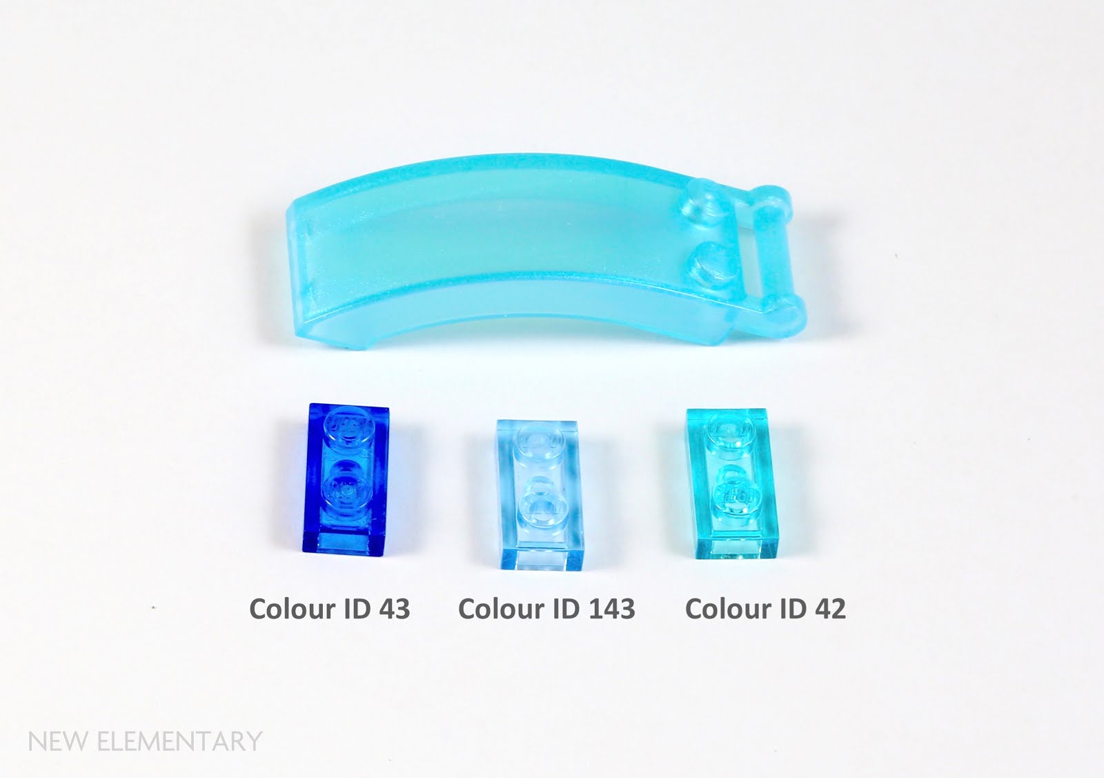 New LEGO® Colour 362 Transparent Blue Opal