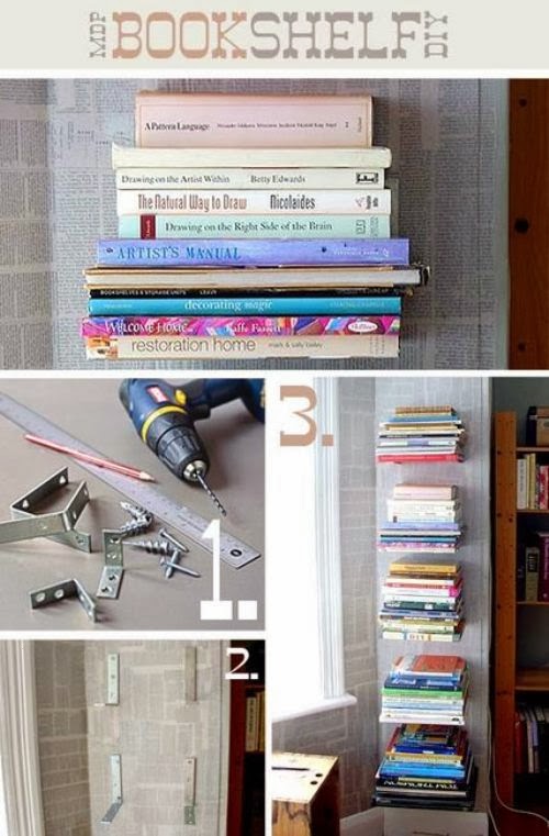 DIY Easy Bookshelf Diy And Crafts