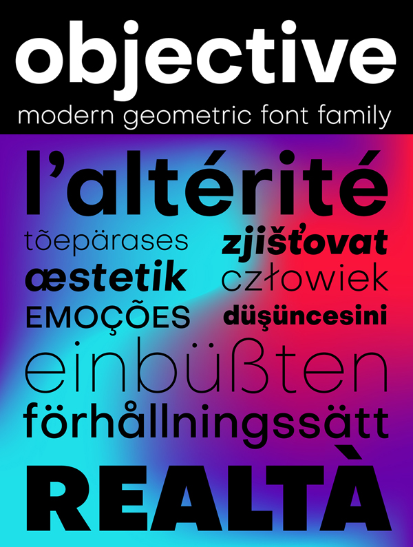 Objective Free Font Download Font Terbaru 2018 - Objective Free Font