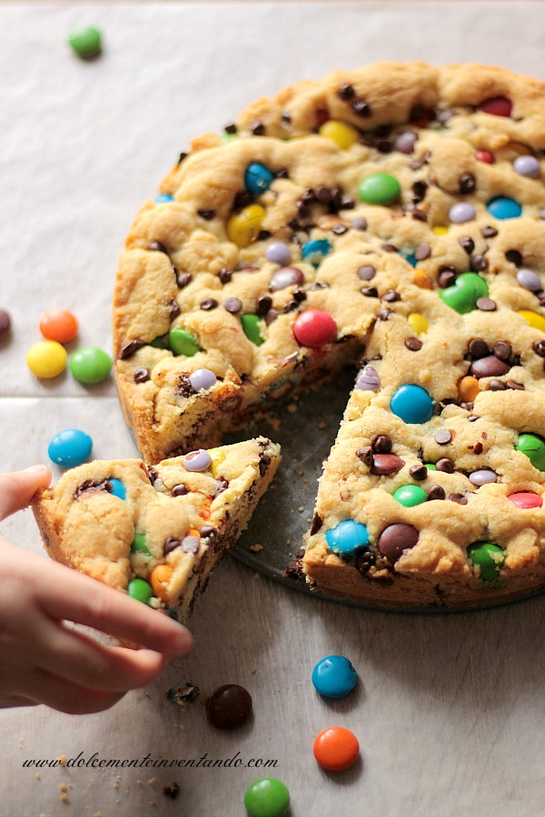 Dolcemente Inventando Torta Cookie Con Smarties E M M S