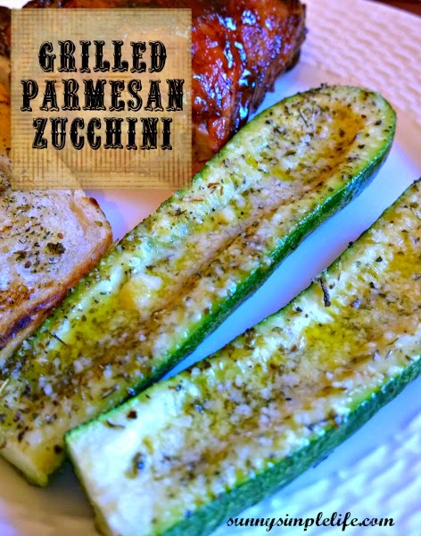 Sunny Simple Life: Grilled Parmesan Zucchini