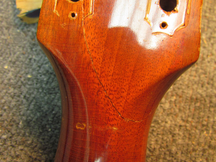 Molded Caul For Guitar Headstock Crack Repair (Pt. 1 of Gibson ES225