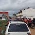 Gasolina chega em Serrolândia e forma fila quilométrica para abastecer, no Posto Guanabara