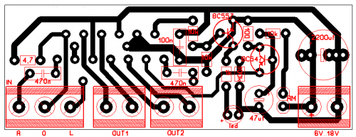 TDA8560Q amplifier Layout
