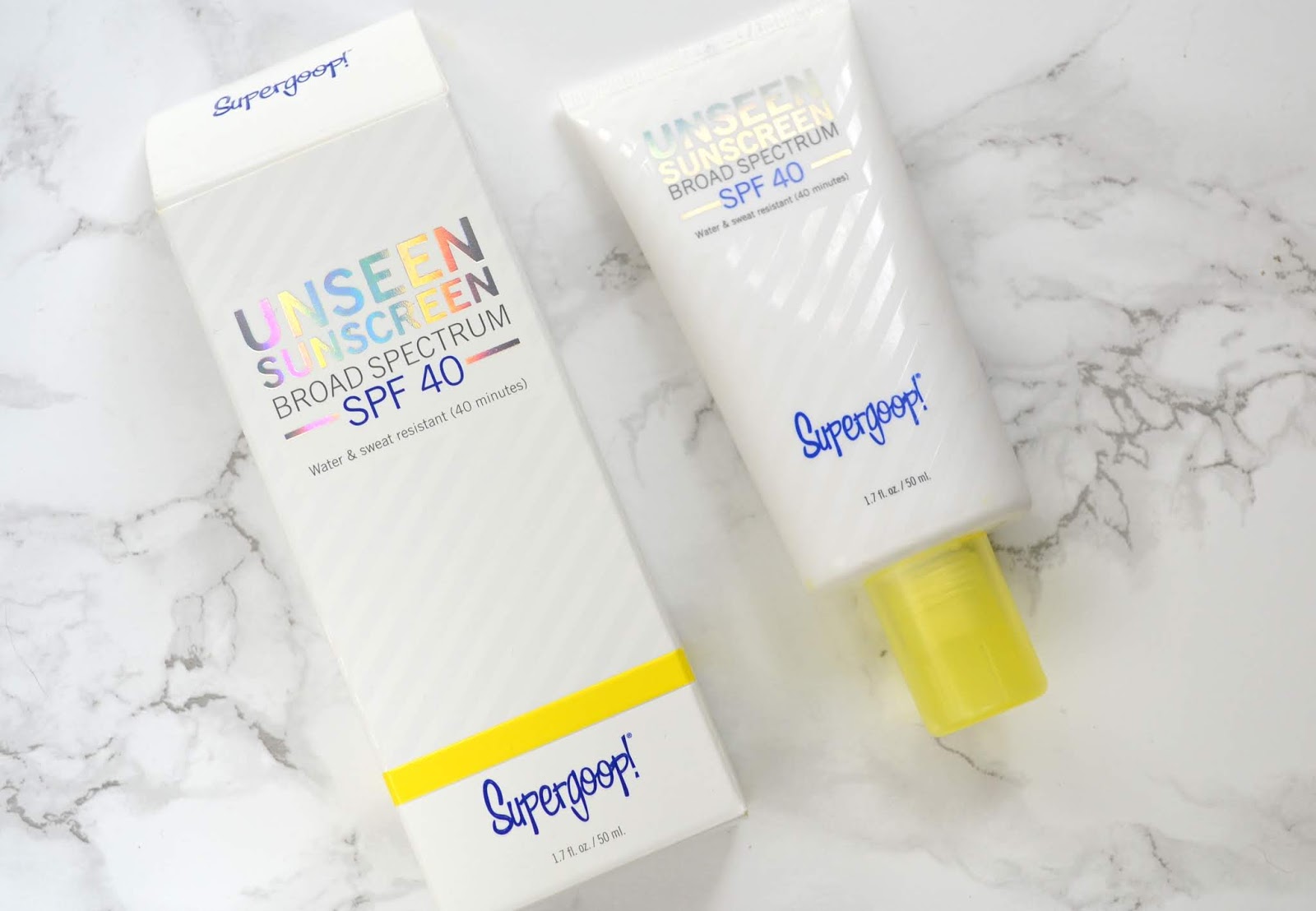 SUNSCREEN Supergoop! Unseen Sunscreen SPF 40 and Invincible Setting