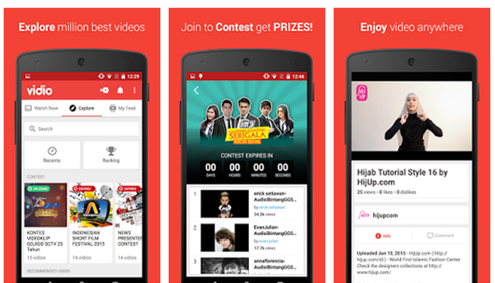 Vidio.com, Aplikasi Baru Tempat untuk Nonton Video - Nekstren