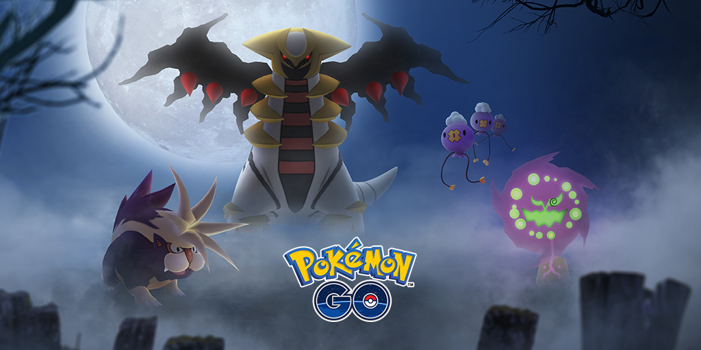 Evento de Halloween de Pokémon GO adicionando 2 novos tipos de fantasmas e  shiny pela primeira vez