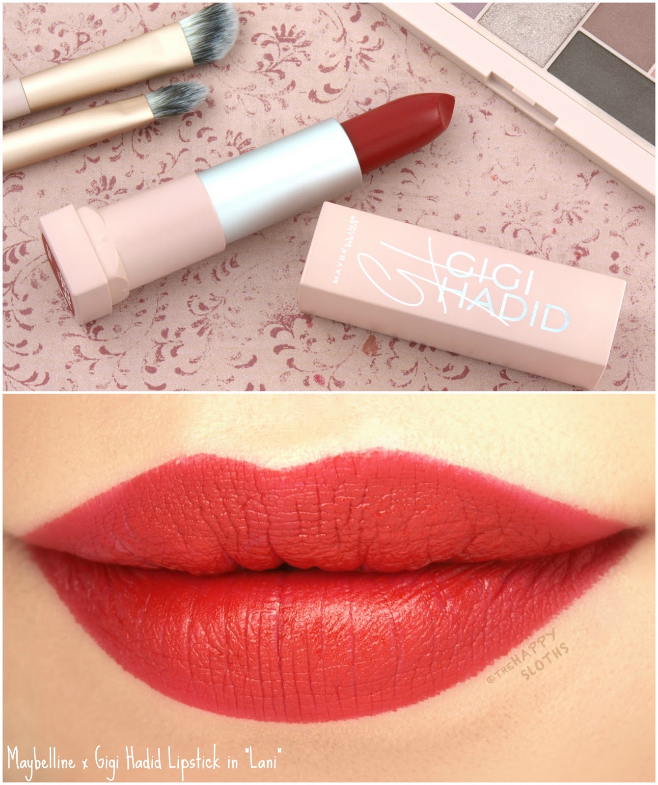 Maybelline x Gigi Hadid Lipstick in "Lani": Review and Swatches