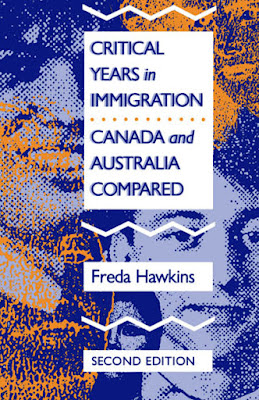 Book cover Freda Hawkins, Critical Years in Immigration
