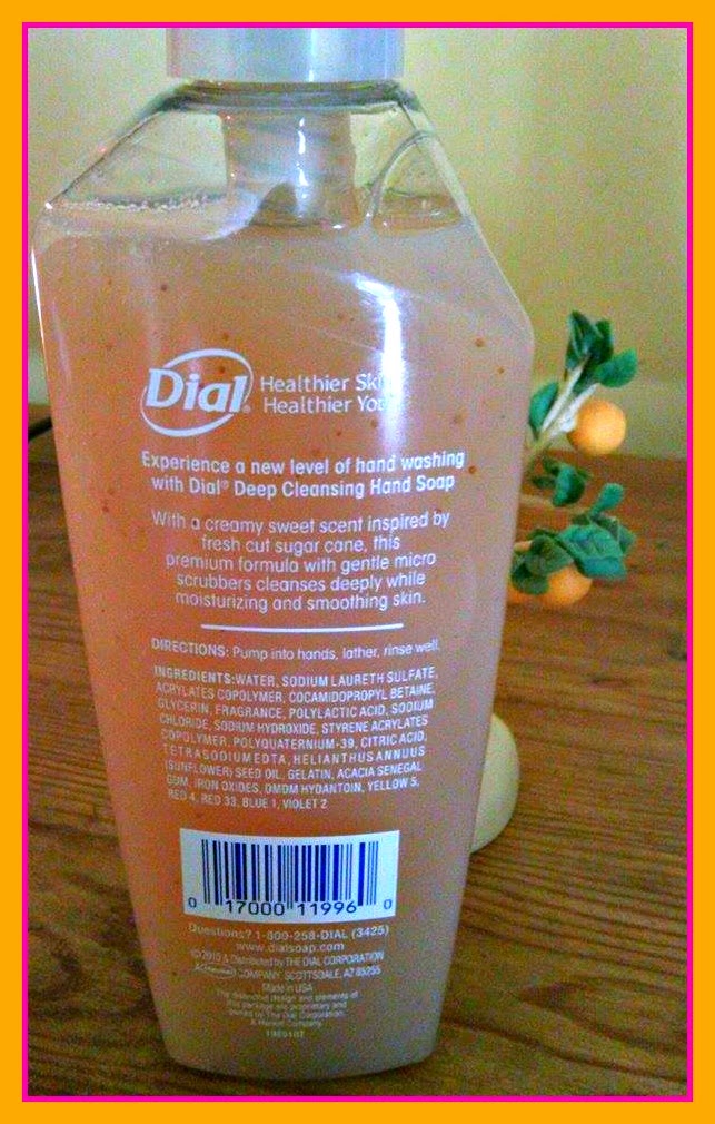 Allure by Amy A Beautiful You Dial Sugar Cane Husk Hand Soap + GIVEAWAY