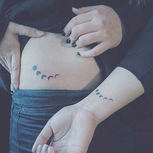 ay döngüsü dövmesi lunar cycle tattoo ay döngüsü dövmesi lunar cycle tattoo