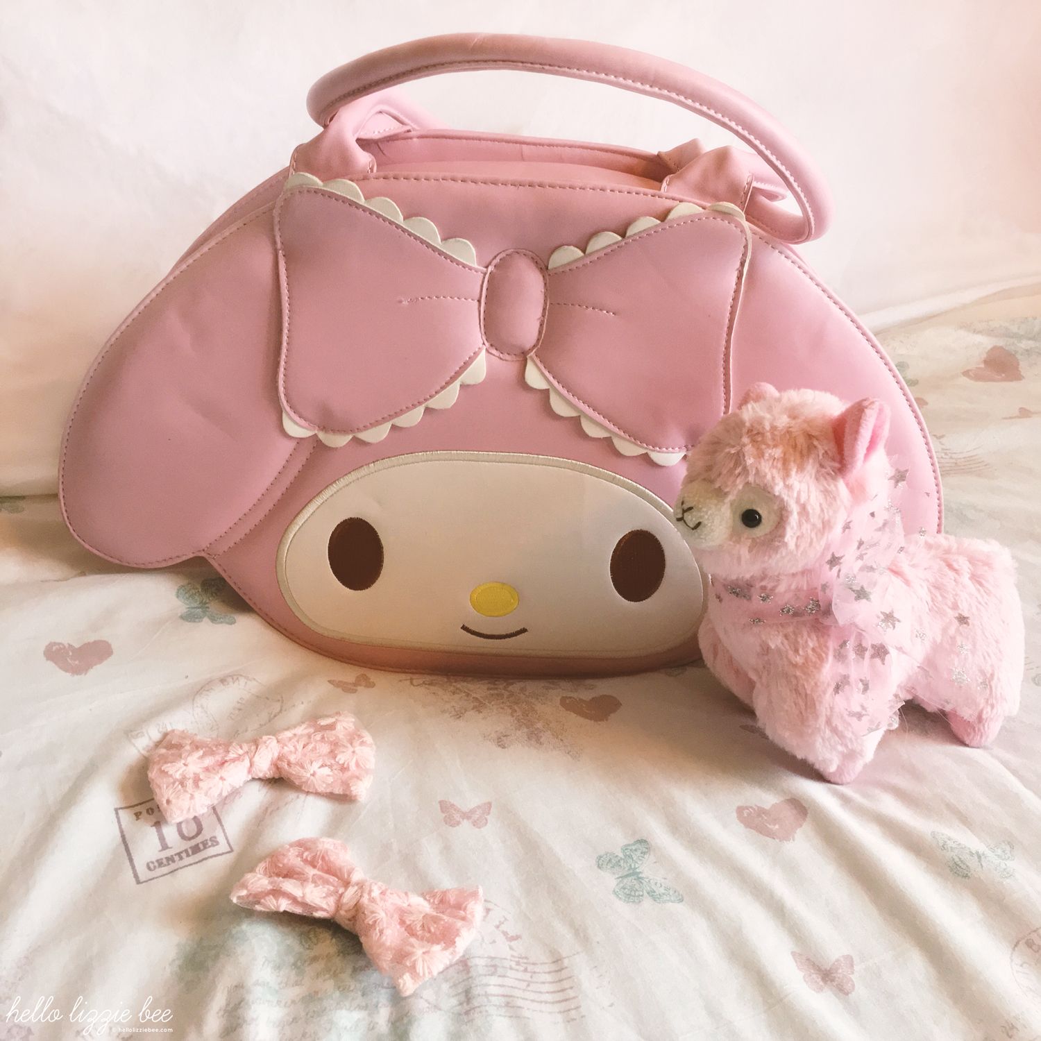 Amazon.com: JADOUR Hello My melody Bag Anime kitty Tote bag kitty Satchel  Bag Kuromibag With Cinnamorollwallet (melody) : Clothing, Shoes & Jewelry