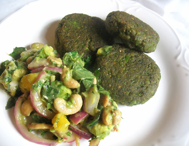Green Pea Falafel Lisa's Kitchen Vegetarian Recipes Cooking Hints