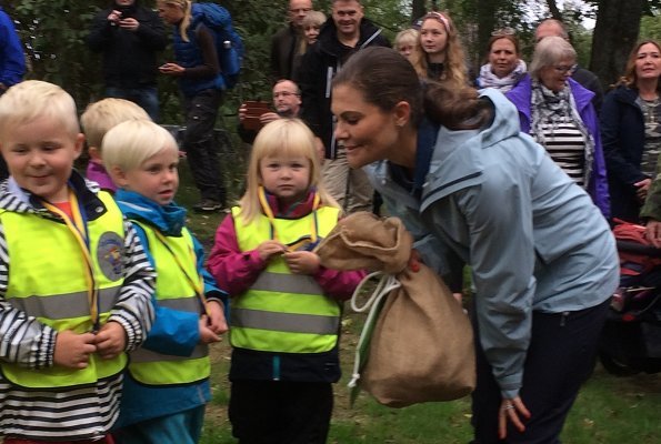 Crown Princess Victoria attended celebrations of 150th anniversary of Dalsland Canal. Svankila Nature Reserve