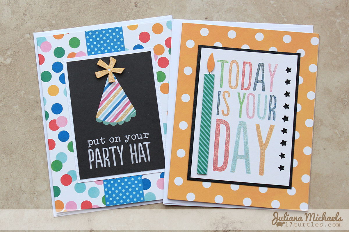 Quick and Easy Birthday Cards Pebbles Birthday Wishes Collection Juliana Michaels
