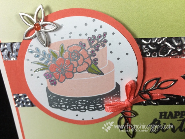 Sweet Soirée designer paper, Birthday Blooms, Birthday Greeting Card, , DIY, Stampin'Up!, Frenchiestamps,