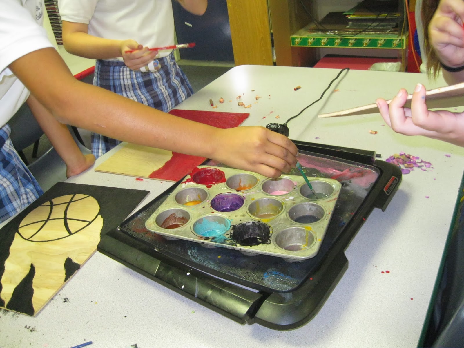 Mrs. Love's Art Class DIY Encaustic part 2