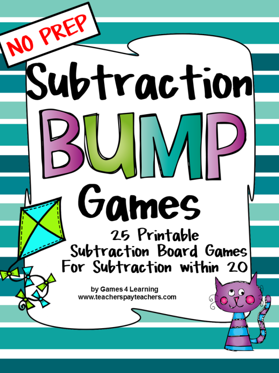 Fun Games 4 Learning: Bump! Bump! Bump! Bump Math Games