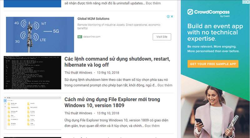 Cách chèn mã quảng cáo AdSense vào Blog tại các trang khác nhau
