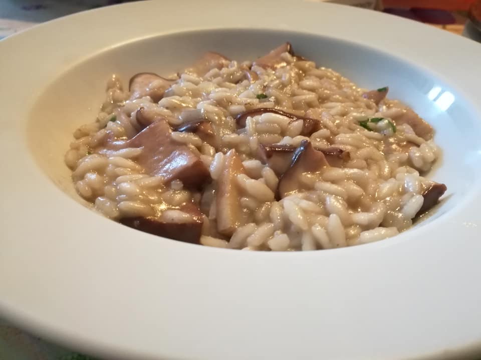 Risotto ai funghi porcini Seduti a Tavola