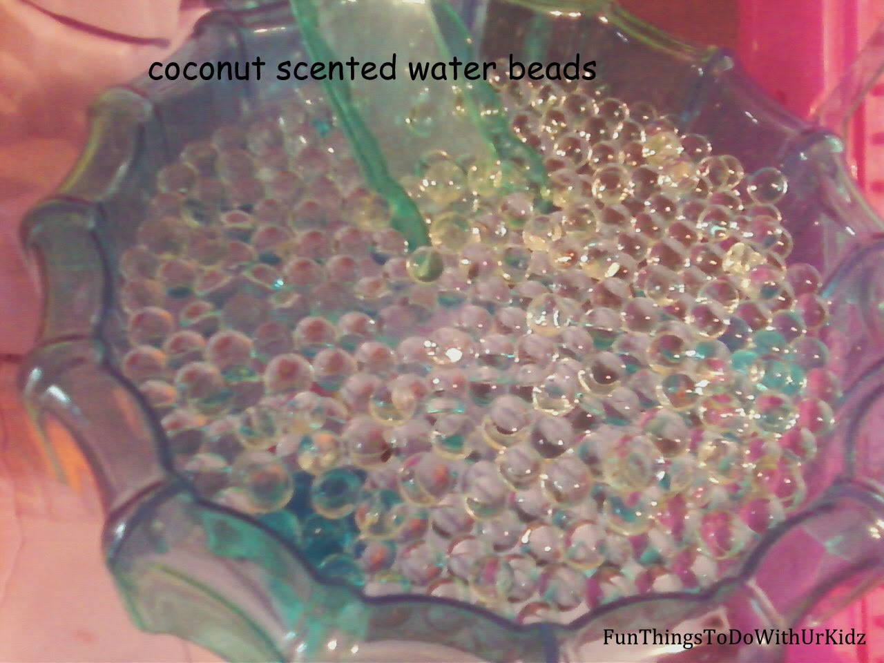 coconut scented water beads