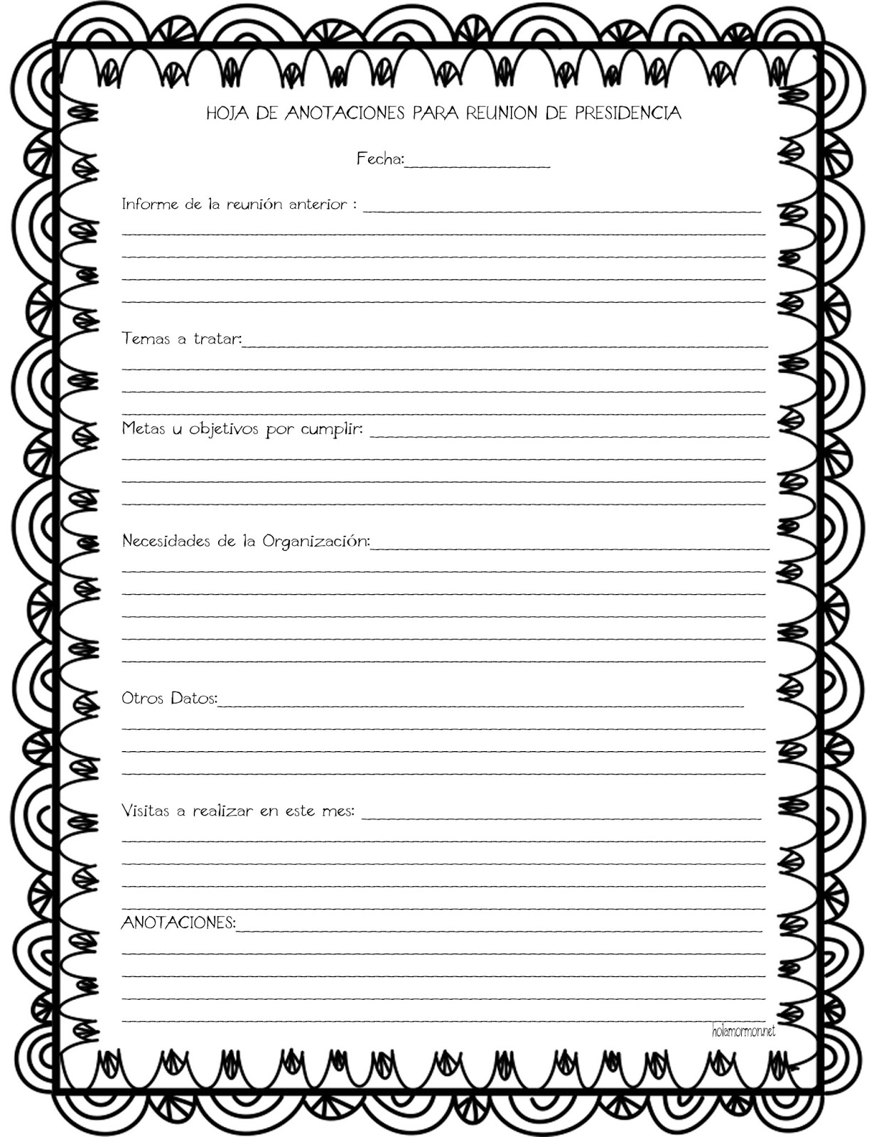 formatos de minutas de reunion
