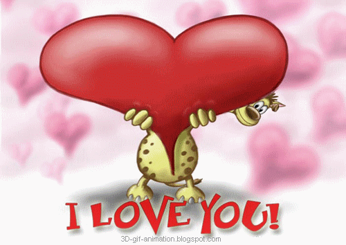 3D Gif Animations Free download i love you images photo background