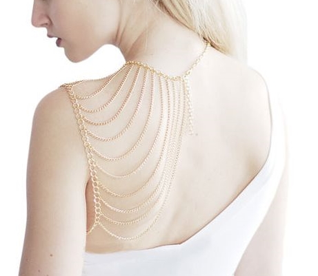 Bodychain - Moda acessório in da estação primavera-verão 2016 Bodychain - Moda acessório in da estação primavera-verão 2016