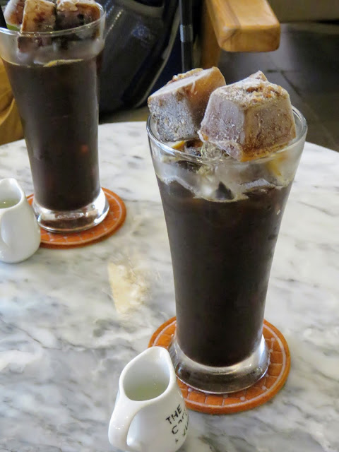 Non-touristy places in HCMC: Coffee ice cubes in iced coffee at The Coffee House in Ho Chi Minh City Vietnam