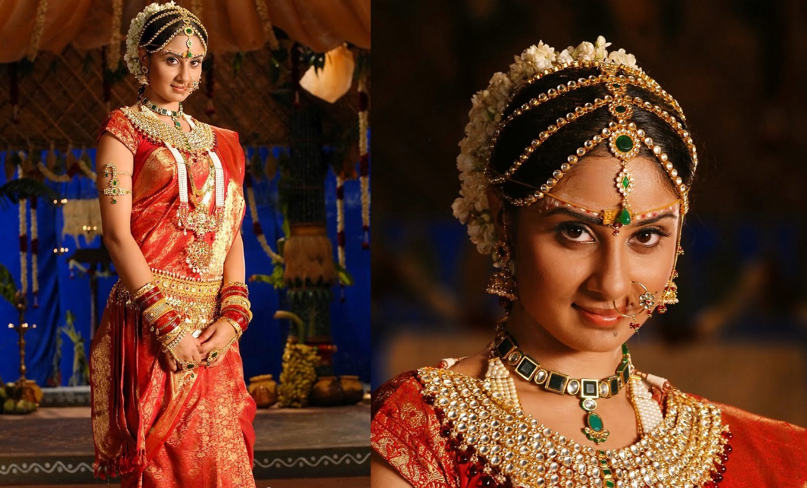 Gold and Diamond jewellery designs models in Heavy bridal jewellery Gold and Diamond jewellery designs models in Heavy bridal jewellery