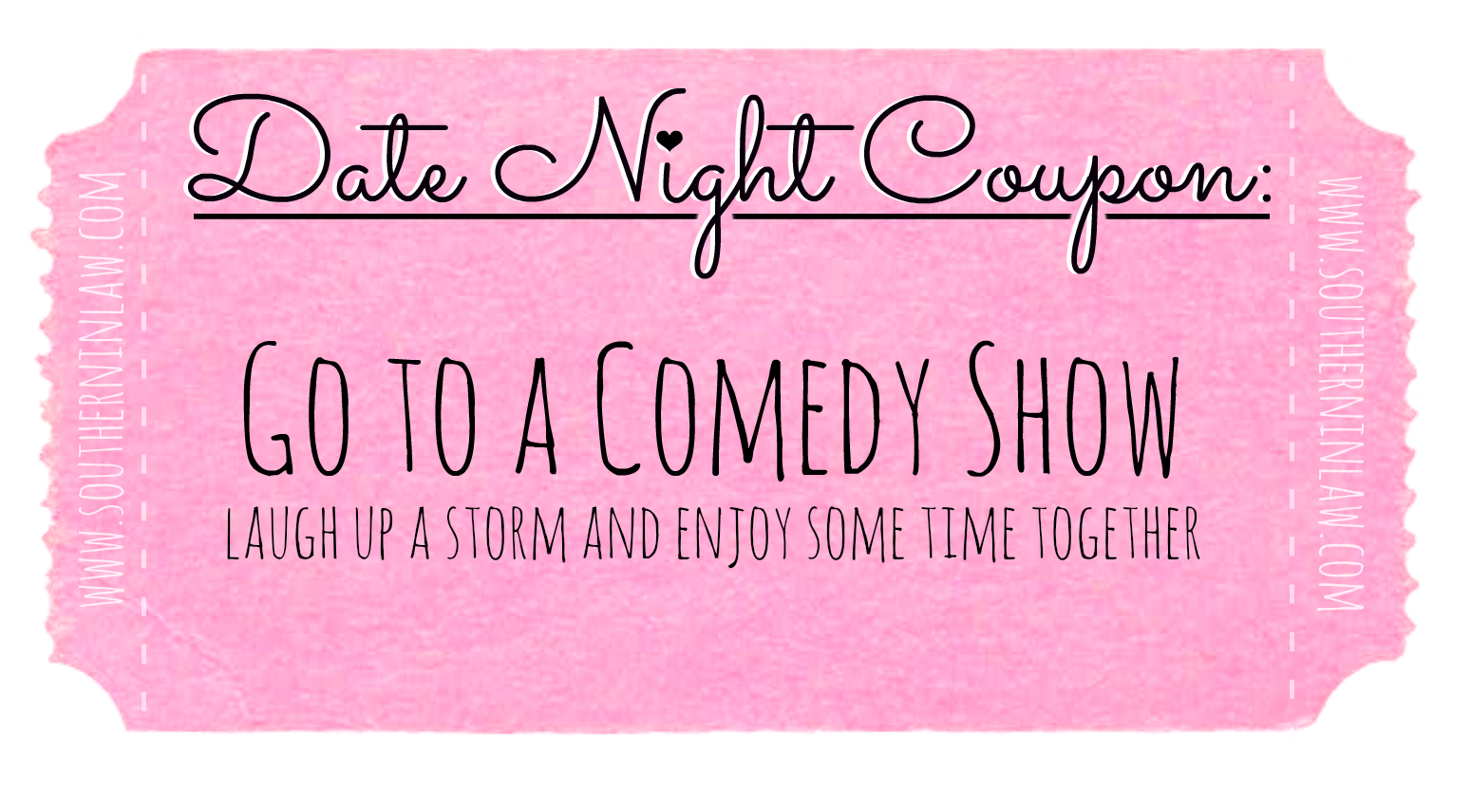 Affordable Date Ideas - Date Night Coupons - Go to a Comedy Show