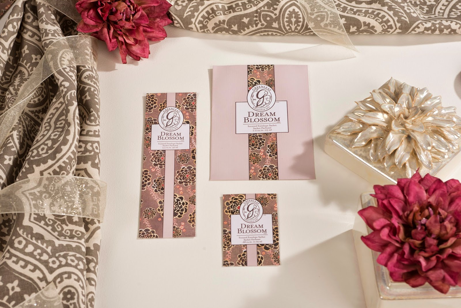 Both Greenleaf Fragrances Have Their Own Signature Hand Painted Pattern Throughout Packaging And Are Available In Sprays Sachets Candles
