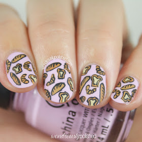 bread nail art