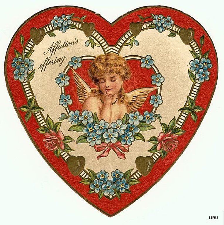 free victorian valentines day clipart - photo #50
