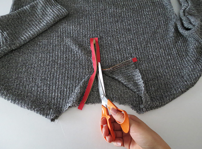 How to sew a pretty sweater using knit fabric Ohoh deco